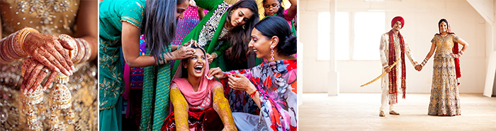 Jyoti+Sonu wedding collage :: Wedding Photography by Infused Studios 