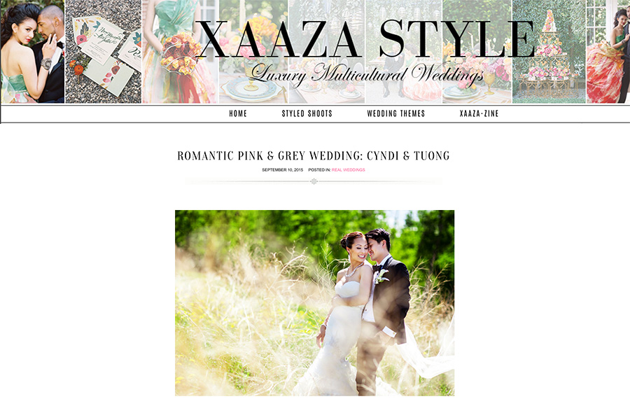 Xaaza Style featured wedding of Cyndi + Tuong
