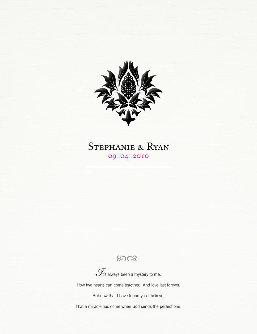 Stephanie + Ryan :: Wedding album cover