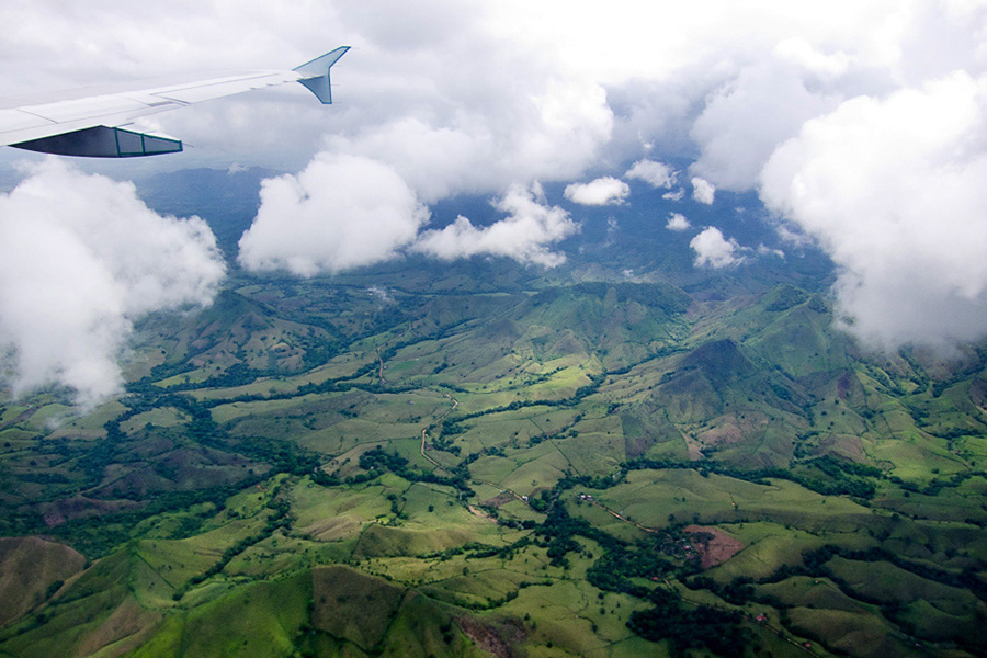 View from the plane :: Destination Wedding Photography by infusedstudios.ca