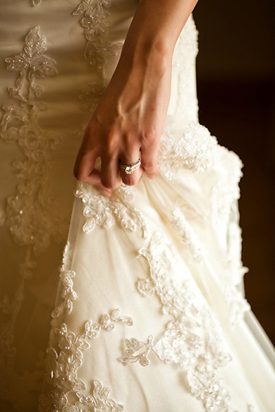Lace wedding dress :: Destination Wedding Photography by infusedstudios.ca