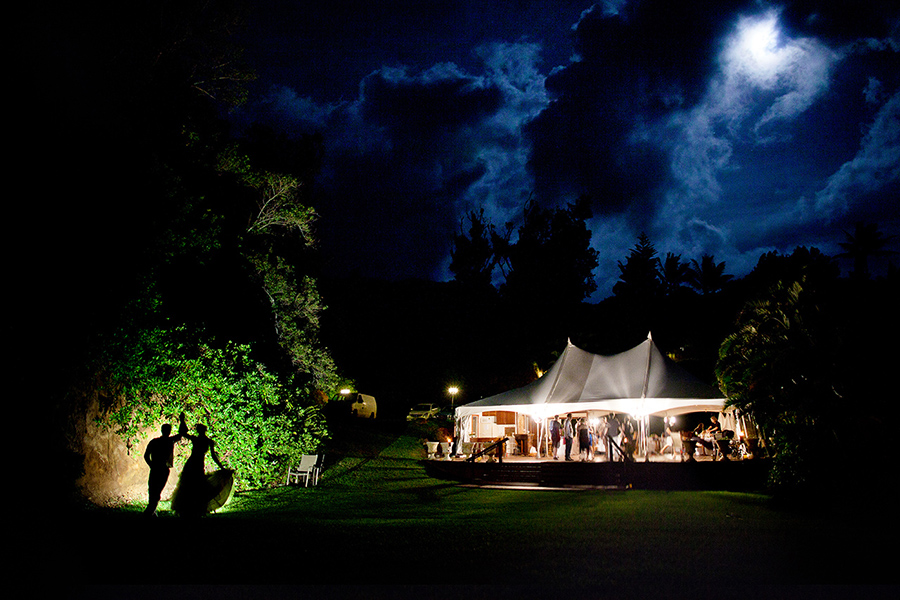 Dancing in the spotlight :: Hawaii Wedding Photography by infusedstudios.ca