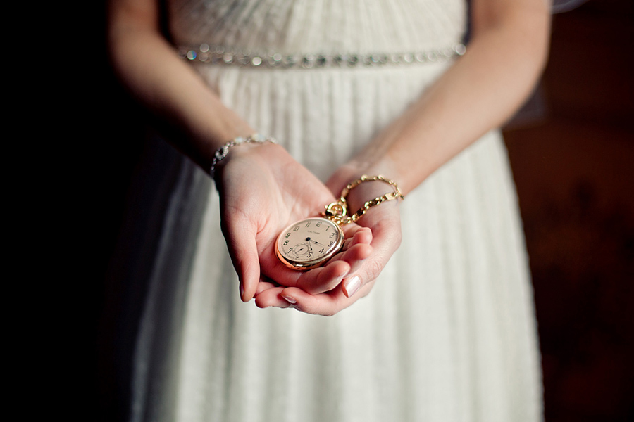 Heirloom pocket watch :: Canmore Wedding Photography by infusedstudios.ca