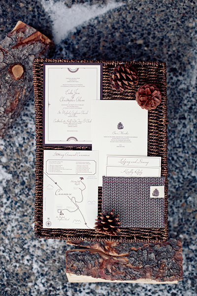 Handmade wedding invites :: Canmore Wedding Photography by infusedstudios.ca