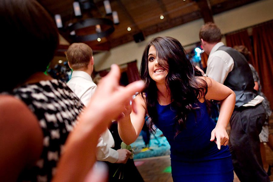 On the dance floor :: Canmore Wedding Photography by infusedstudios.ca