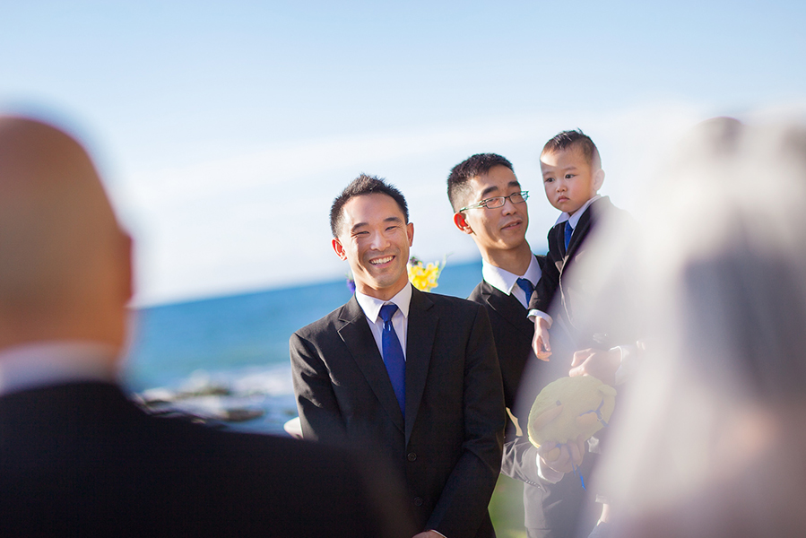 Happy groom :: Hawaii Wedding Photography