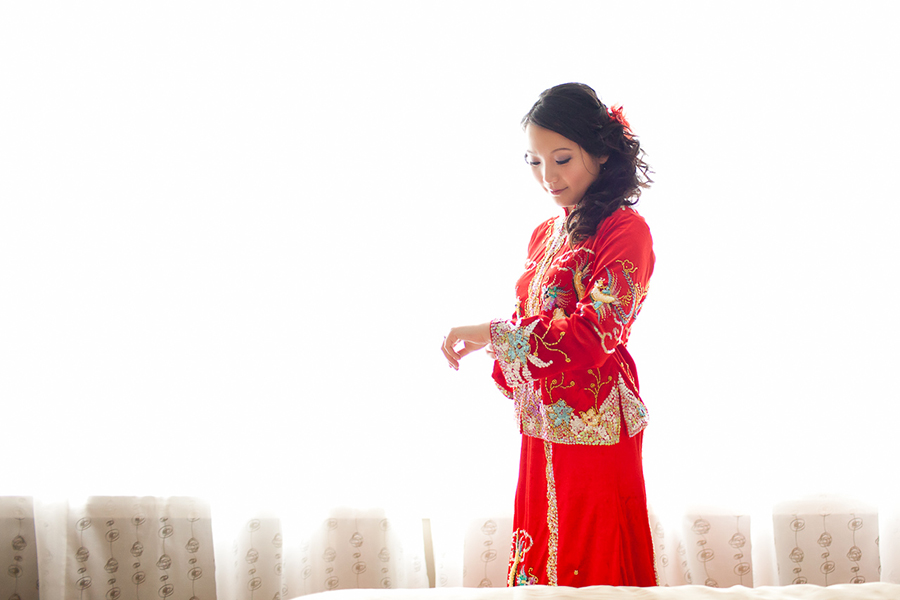 Peggy in Chinese dress :: Wedding Photography Calgary