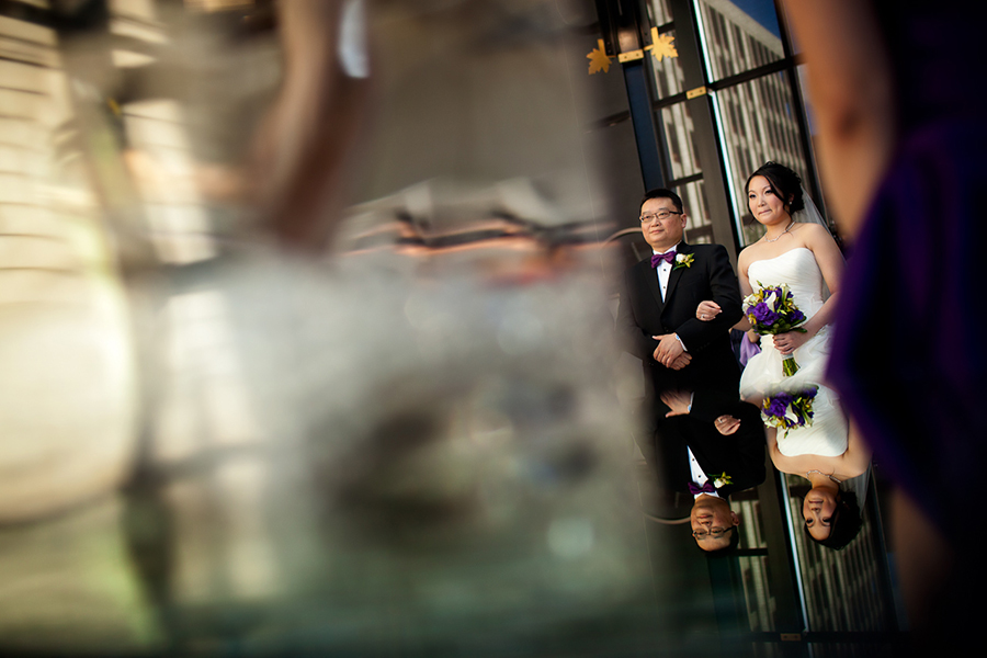 Peggy coming down the aisle :: Wedding Photography Calgary