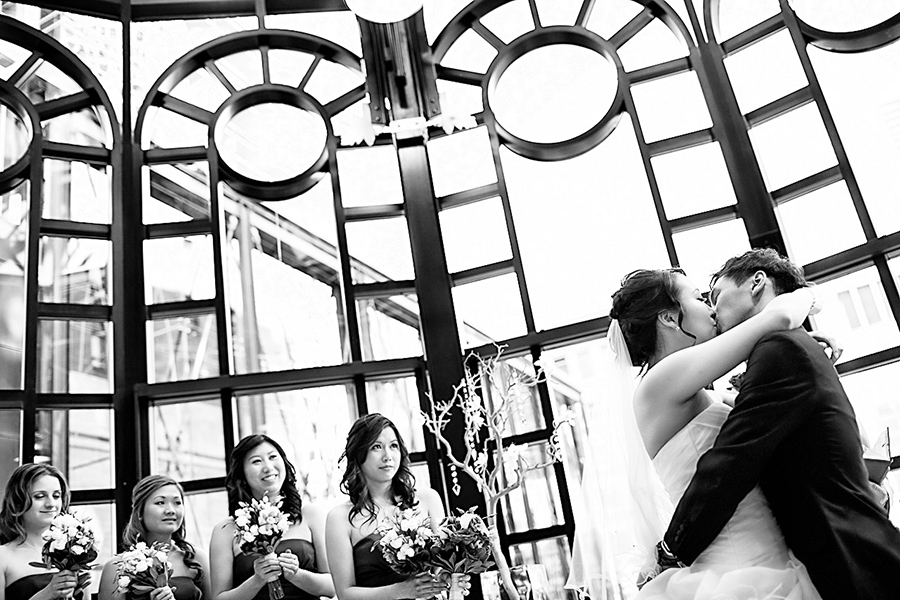 First Kiss :: Wedding Photography Calgary