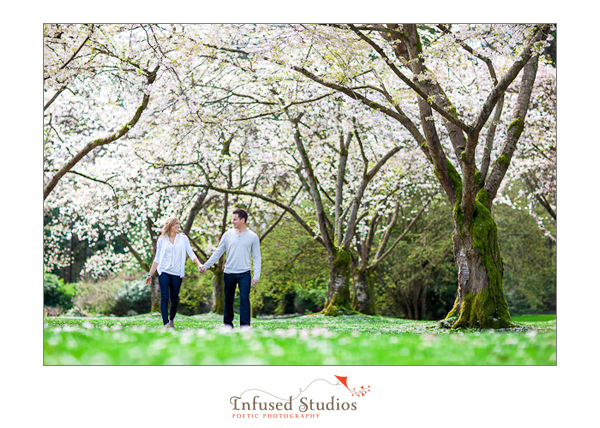 Vancouver Cherry Blossom Engagement