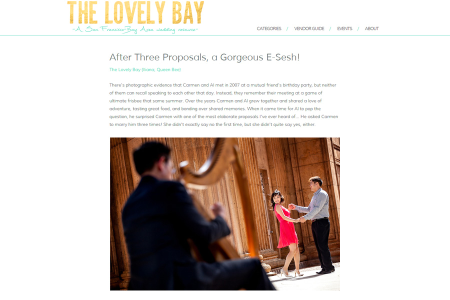 Featured Engagement Session :: Carmen + Al, San Francisco