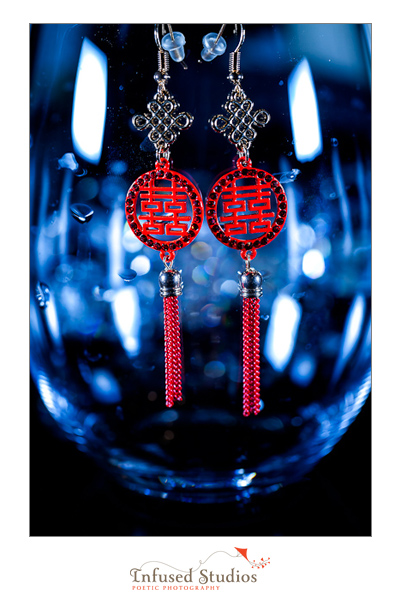 Double happiness earrings