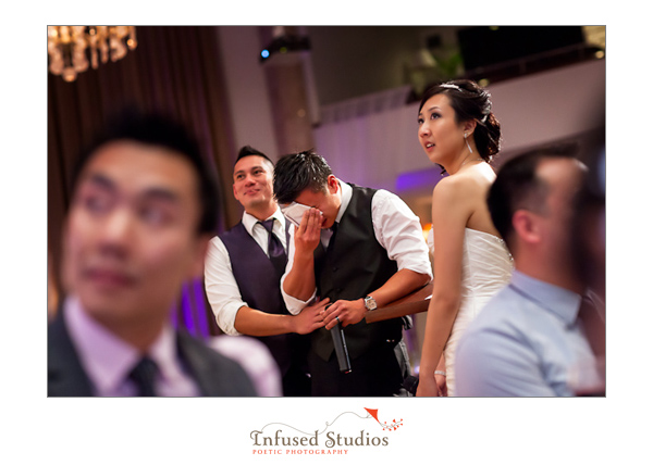 Emotional wedding speeches