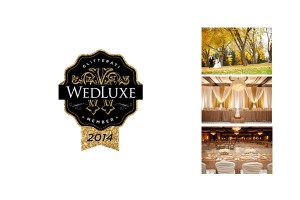 Featured wedding on Wedluxe
