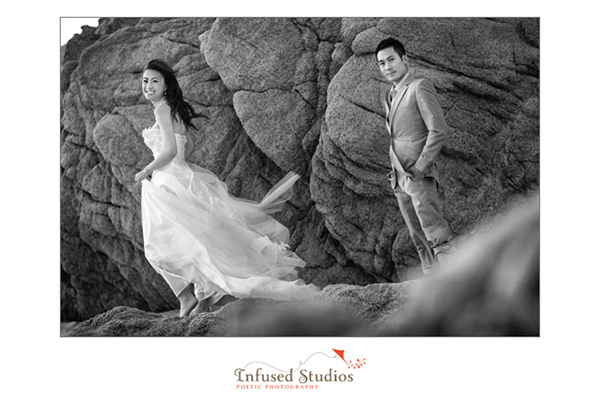 Adventurous bridal photography