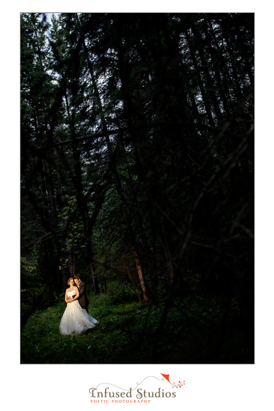 Bridal portraits in Canmore