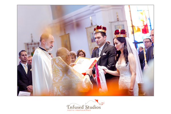 Serbian wedding ceremony