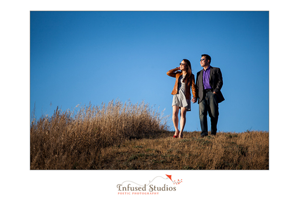 Fall engagement photography