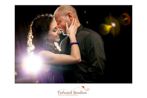 Glamorous engagement photography