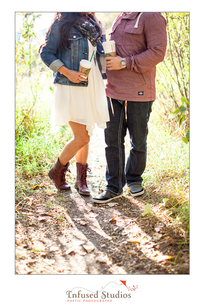 Edmonton Fall engagement photography - details