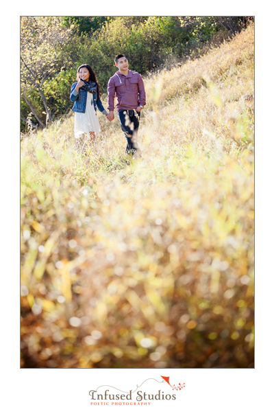 Edmonton Fall engagement photography - fields