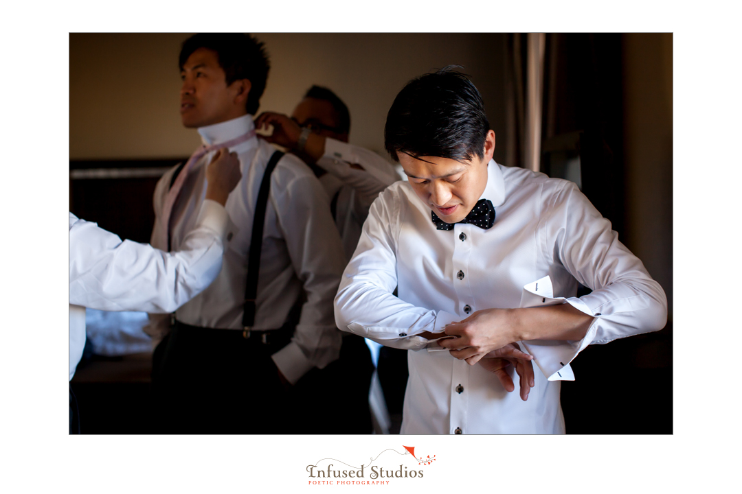 Edmonton wedding photography :: groom getting ready