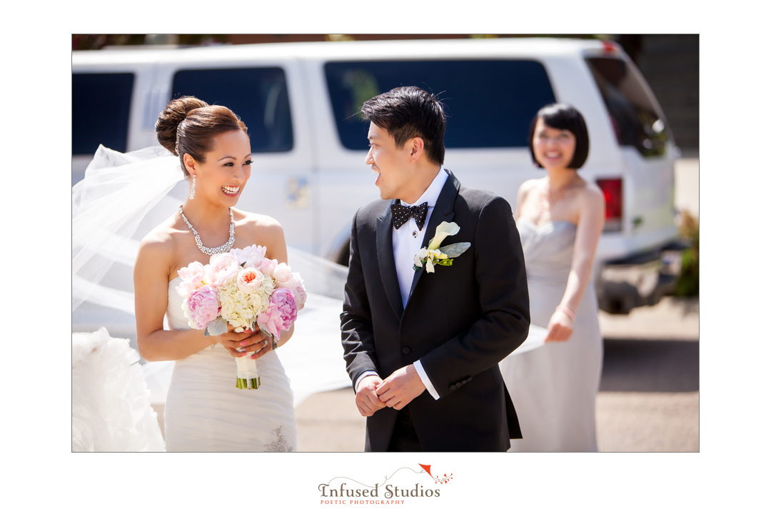 Edmonton wedding photography :: first look reaction