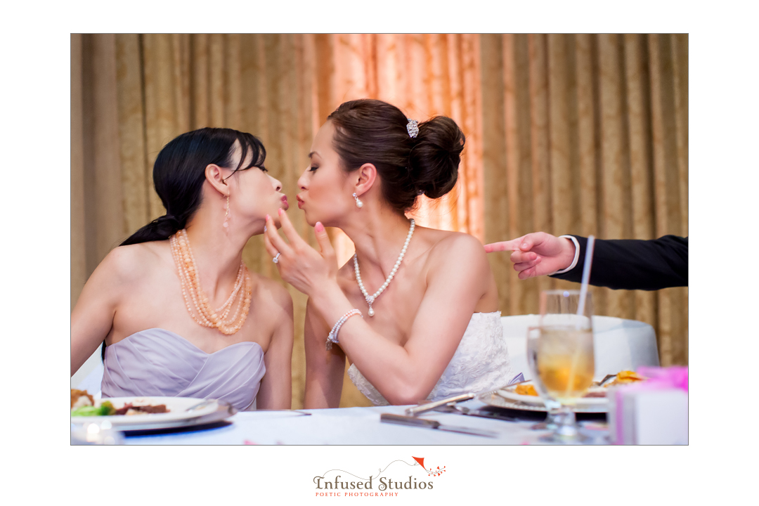 Edmonton wedding photography :: bride and bridesmaid