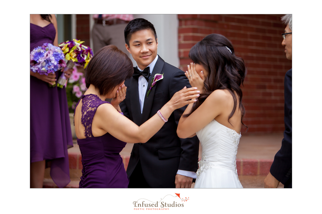 Edmonton Wedding Photography :: bride crying at altar