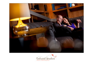 Edmonton wedding photographers :: indoor engagement