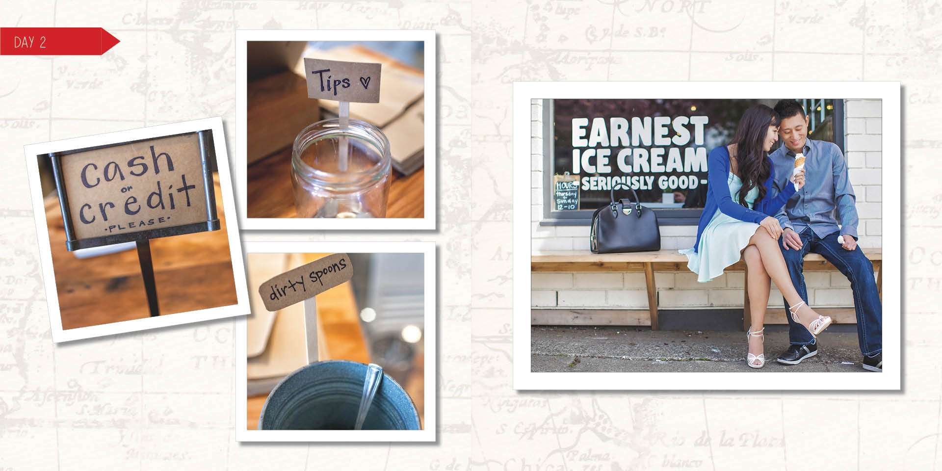 Award winning Vancouver engagement :: ice cream shop