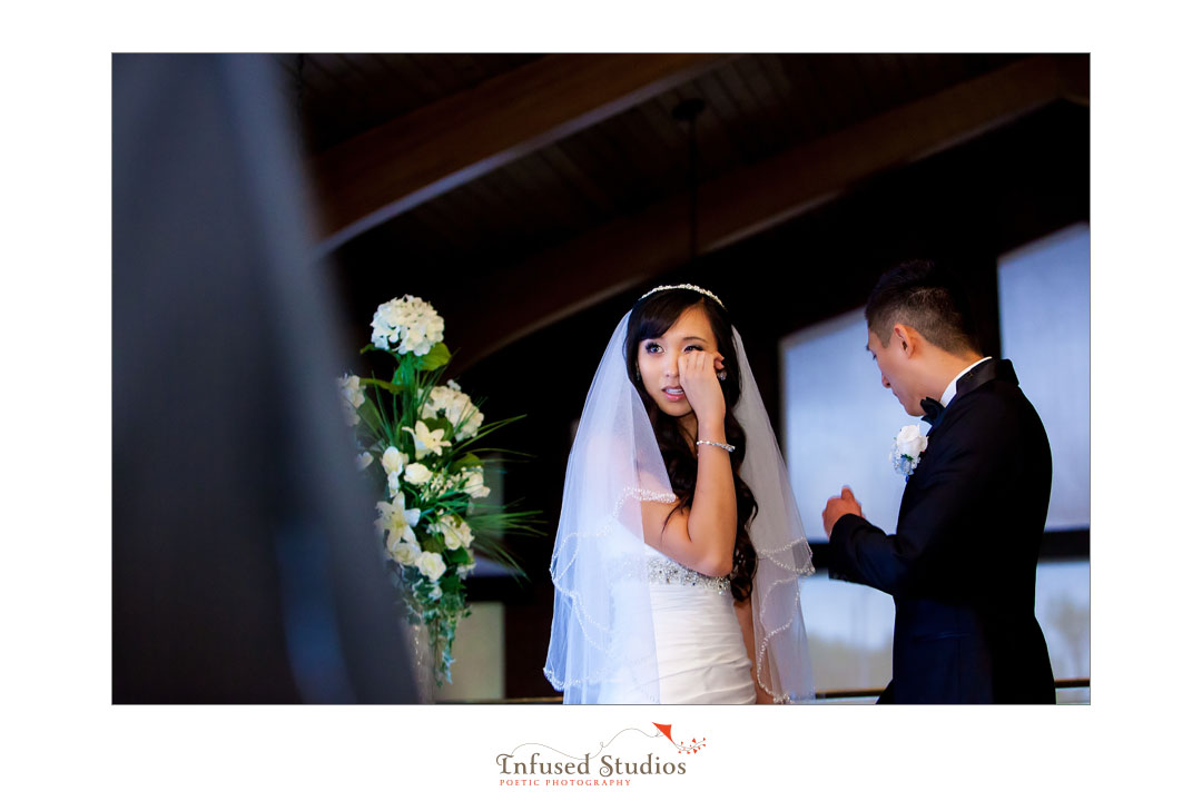 Edmonton Wedding Photographer :: bride at altar