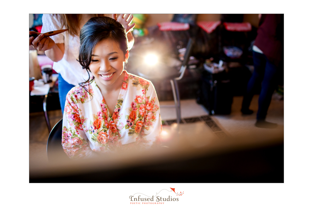 Bride getting ready :: Edmonton Wedding Photographers