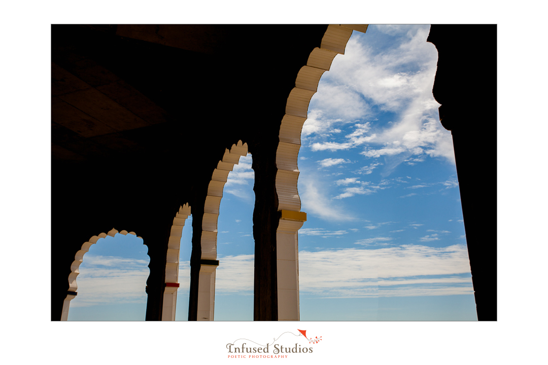 Edmonton wedding photographers :: arch silhouettes