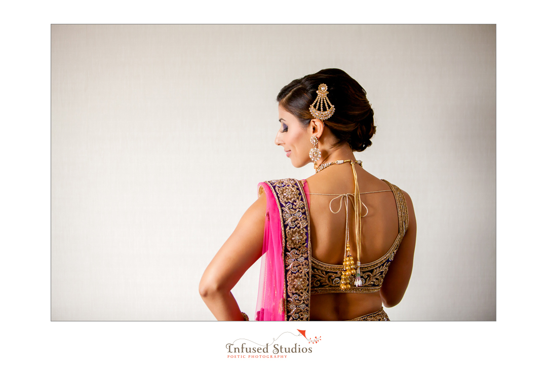 Edmonton wedding photographers :: beautiful portrait of bride in sari