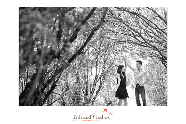 Whimsical Edmonton engagement phogoraphy