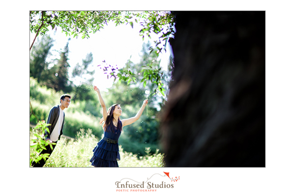 Edmonton outdoor engagement photography