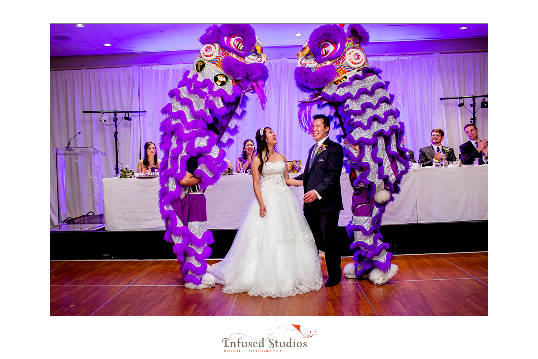 Edmonton wedding photographers :: Chinese lion dancers