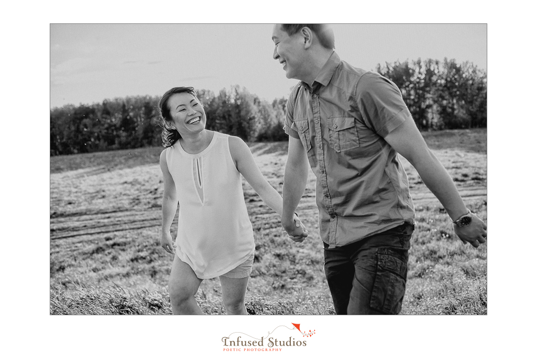 St Albert wedding & engagement photographers :: Rosanna + Chris' black & white engagement