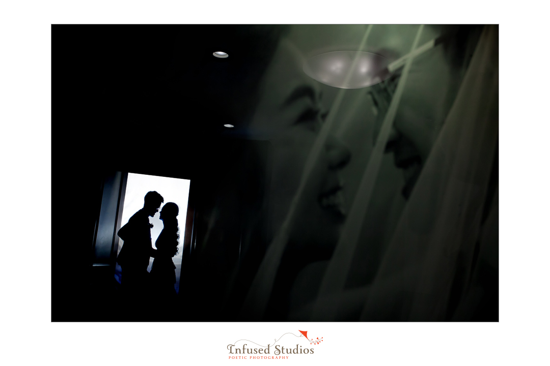Silhouette wedding photography :: end of night creatives of Joanna + Charles