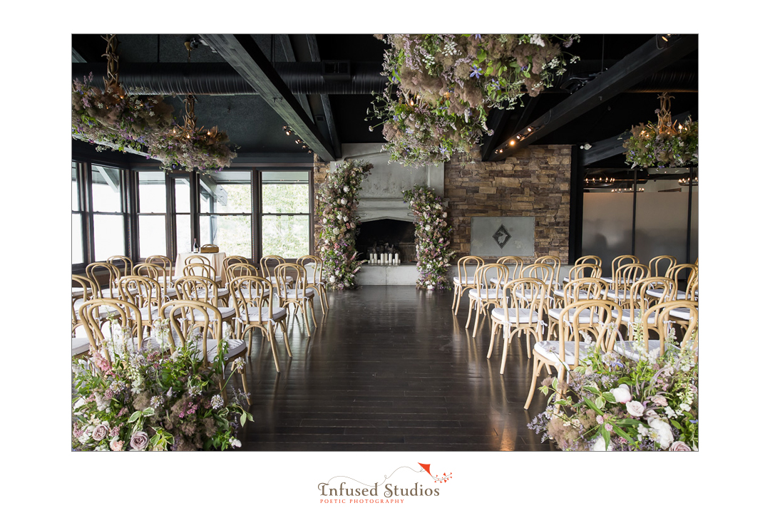 The Lake House Calgary wedding set up photography by Calgary wedding photographers Infused Studios